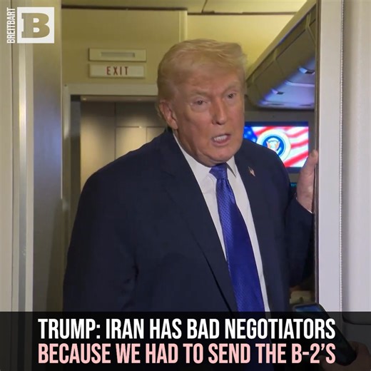 President Donald Trump warned Iran to negotiate in good faith for new nuclear talks, reminding he sent B-2 bombers to knock out their facilities last time they couldn't come to an agreement. | Breitbart
