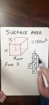 Surface Area of a Cube #cube #cuboid #area #surfaceareaofsolids #maths #areaofsquare #surfaceweb