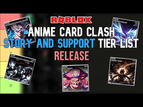 *RELEASE* Anime Card Clash Card Tier List