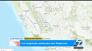 5.5 earthquake hits near Ridgecrest, USGS says