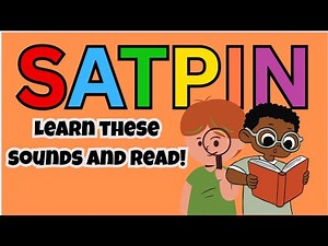 Blending & Reading SATPIN Words | Early Phonics Practice for Kids | Learn to Read