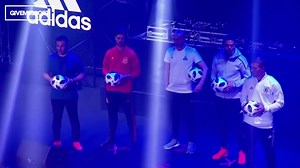 374K views · 5.2K reactions | Leo Messi was joined by a host of legends to unveil the new World Cup ball. | GiveMeSport | Facebook