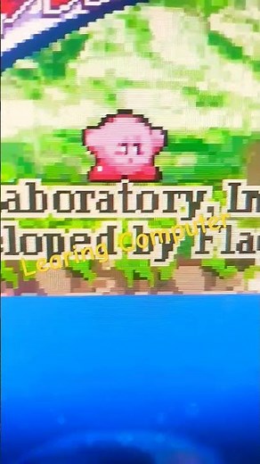 VTech Kirby's learning computer startup and shutdown