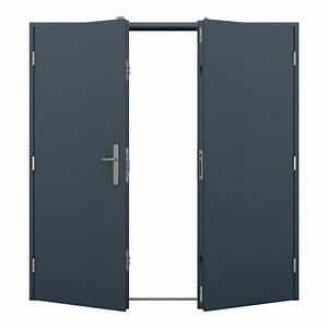 Shipping Container Double Door | Latham's Steel Doors
