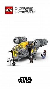 Lego New Set - #75447 The Razor Crest 10 | #75447 | 930 pieces $149.99 / £139.99 / €149.99 | Lgm Bricks