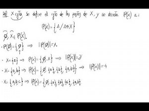 Partes de un conjunto