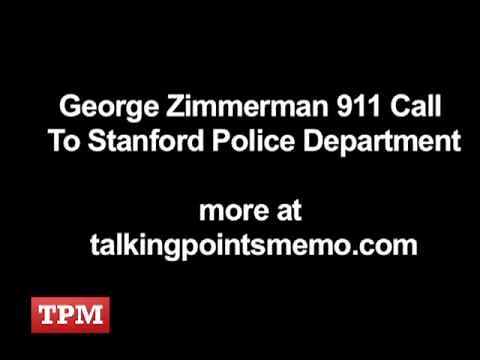 George Zimmerman 911 Call To Stanford Police Department