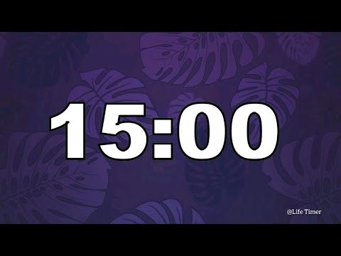 15 Minutes Relaxing Countdown Timer with Calm Music | Focus & Study Timer ⏳🎶