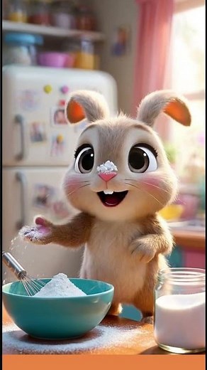 Learn Cake Making with Bunny Chef | Funny Kids Cartoon #funnycartoon #cartooncomedy #funnyvideo