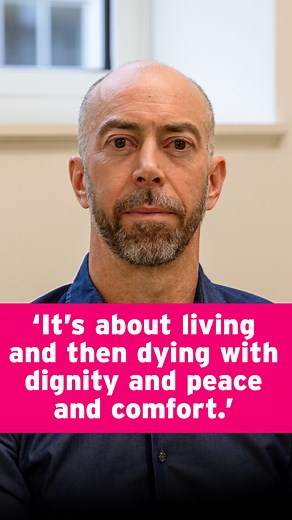 "Assisted dying gives terminally ill people that choice to die on their terms." As Clinical Lead for the implementation of Voluntary Assisted Dying in New South Wales, Dr Wade Stedman sees first-hand the difference a compassionate law makes to dying people and their families. | Dignity in Dying