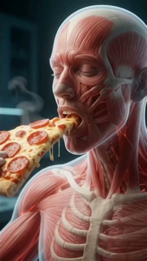 Why Does Pizza Take So Long to Digest? 🍕 | What Happens Inside Your Body #PizzaDigestion #Digestive