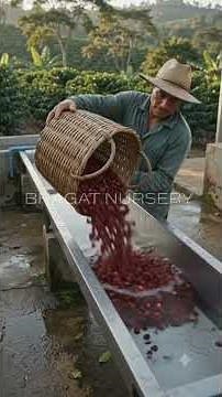 How Your Coffee Gets from Farm to Cup ☕ #coffee #supplychain #shorts