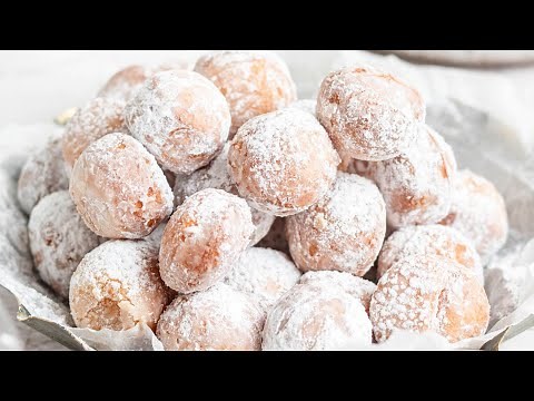 How to Make Homemade Fried Donut Holes (Brioche Dough)