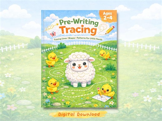 Pre-writing Tracing Worksheets for Toddlers | Pencil Control, Lines & Shapes | Preschool Fine Motor Skills - Etsy