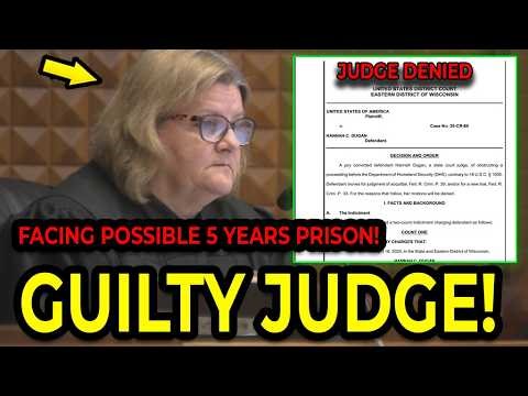 🚨Judge Found Guilty Of Obstructing Federal Agents — Retrial DENIED