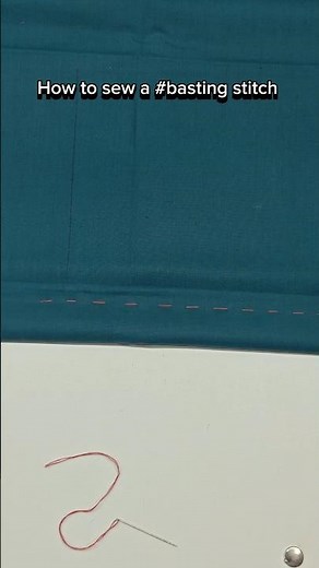 Basting stitch 🪡✨/ How to sew a basting stitch/ sewing tips ‪@laxmimali-ol7ui‬ #sewingtips #shorts