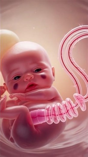 How a Baby Grows in Seconds | 3D Animation #education #humanbody #shorts #3danimation