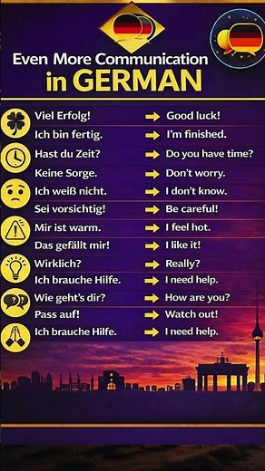 How to learn German quickly? Learn German Compliments FAST and EASY