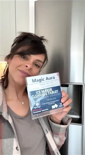 Keep your ice tasting fresh and your machine running like new ❄️✨ Ice Maker Cleaner Tablets remove buildup, eliminate odors, and help keep your ice crystal clear. Just drop a tablet in, run the cycle, and let the deep clean do the work—because clean ice matters more than you think! 🧊 #IceMakerCleaner #CleanIce #HomeHacks#magicaura