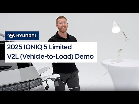 2025 IONIQ 5 | Vehicle-to-Load (V2L) Demo | Hyundai