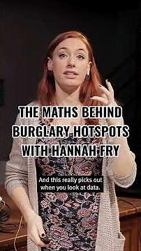 Can you predict burglaries using maths? #hannahfry #shorts #maths #statistics #prediction #science