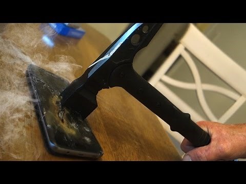 Angry Grandpa Destroys Samsung Galaxy S7 Edge!!