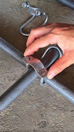 Installing Iron Pipe Clamps for Sturdy Building Construction