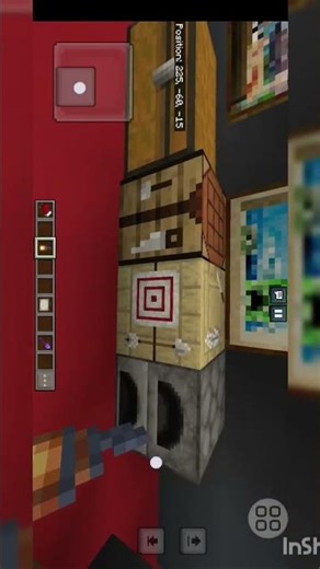 I build a easy red colour morden house in Minecraft #minecraft #trending #shorts