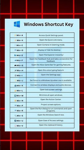 20 Windows Key Shortcuts to Boost Your Productivity 2025 #WindowsShortcuts #ProductivityTips2025