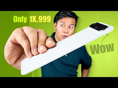 Tecno POVA Slim Unboxing & Test - The Slimmest Phone @1X,999*