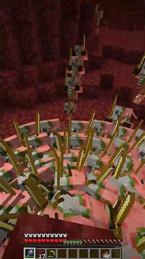 Insane Zombie Piglin Moment In Minecraft💀☠️ #minecraft #shorts