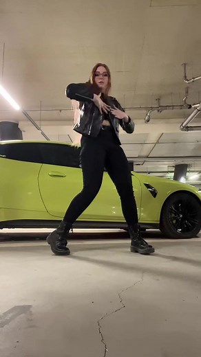 Girl Dancing on BMW M4 | Car Girl TikTok
