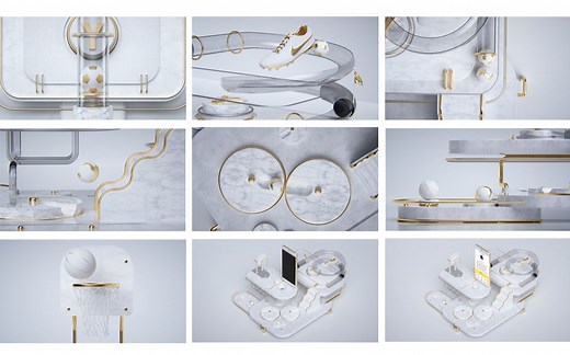 C4D刚体动力学动画（附工程源文件）