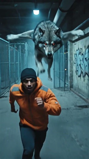 A Man vs A Killer Wolf 😱 | Most Intense Chase Scene Ever #wolfentertainment #wolfmanjack #wolfepack
