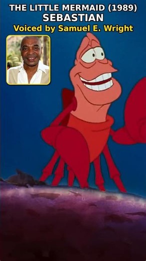 The Little Mermaid (1989) 🧜‍♀️ | 7 Characters & Their Voice Actors #Shorts