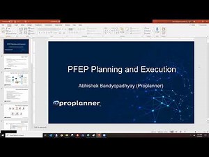 2021 Conference - PFEP Planning and Execution