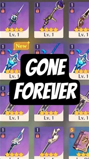Is This THE END Of Event Weapons In Genshin Impact?