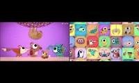 Mix of 2 videos from youtube : patchwork pals 2 episodes at once chicken and chick