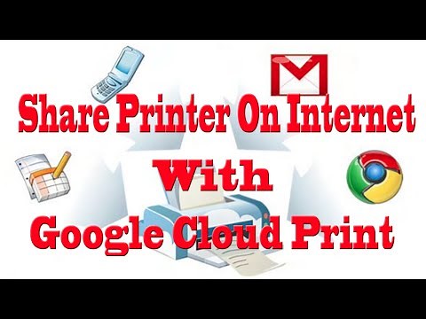 Google Cloud Printer Set Up To Share Printer Over Internet