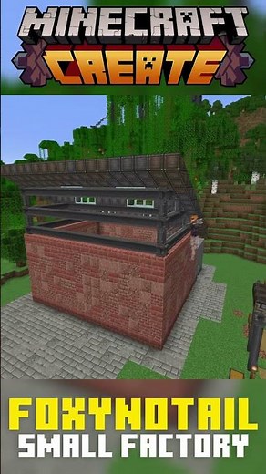 Small Factory Build Timelapse - Minecraft Create Mod #minecraft #minecraftbuilding