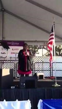 Cleo King sings National Anthem @ March Of Dimes/March For