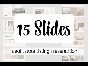 Real Estate Listing Presentation