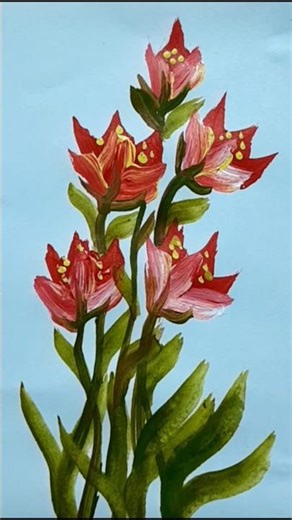 Flower painting ideas #shorts #youtubeshorts