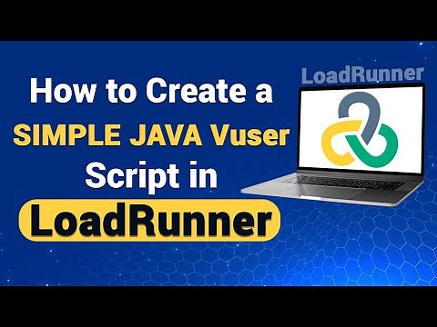 How to Create a Simple Java Vuser Script in LoadRunner