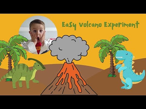 Easy DIY Volcano Eruption Experiment for Kids | Fun Science Experiments at Home