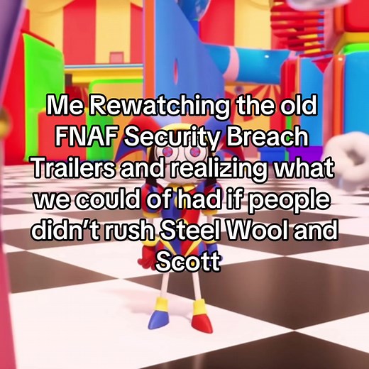 If only we waited a bit longer… #fivenightsatfreddys #fnaf #securitybreach #TADC #steelwoolstudios #scottcawthon