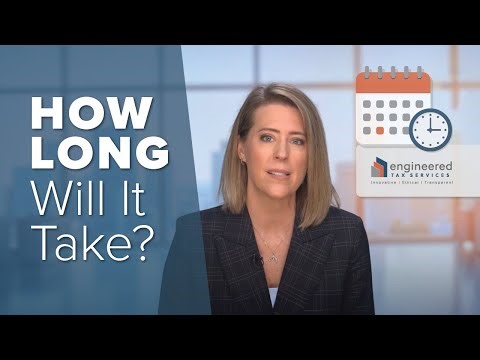 How long will a Cost Segregation study take?