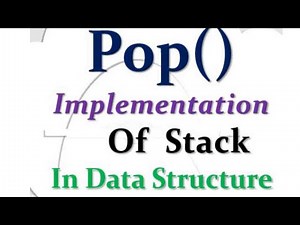 Pop () Implementation of Stack in Data Structure in Amharic/ በአማረኛ