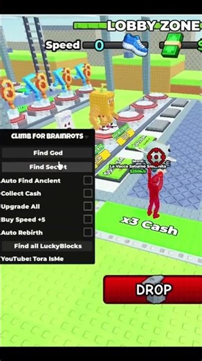 🧗Climb For Brainrots OP Script[KEYLESS] - AUTO SECRET,[UNDETECTED]#roblox #brainrot #robloxscript