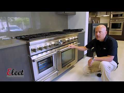 Thermador 48 Inch Series Pro Grand Range PRD48JDSGU | Eleet Fine American Cabinetry